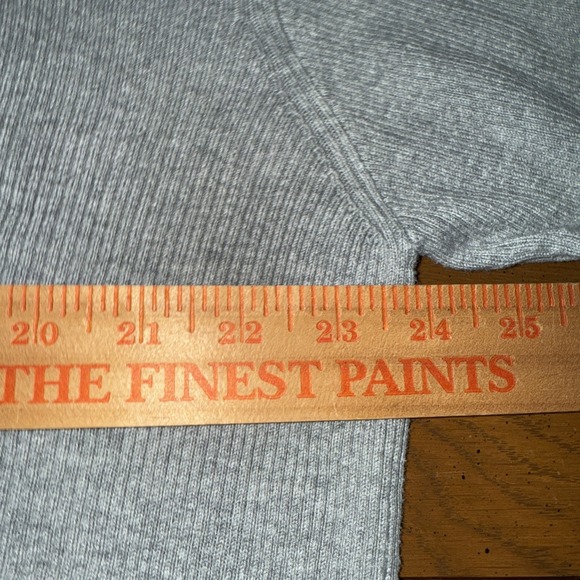 Tommy John Men's Gray Ribbed XL Cotton Modal Mock Neck‎ Sweater - Picture 5 of 9